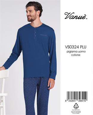 VANUE VS0324 PLU PIGIAMA UOMO M/L COTONE