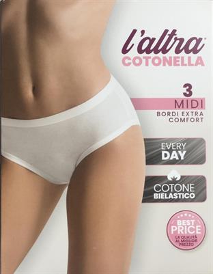 COTONELLA 3363 TRIS SLIP MIDI