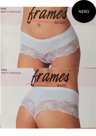 FRAMES S563 PANTY DONNA CON PIZZO MODA