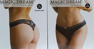 MAGIC DREAM BRASILIANA PIZZO E COTONE NERO