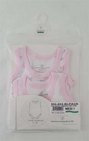 N.GABRIELLI NG203 BODY NEONATO S/L COTONE