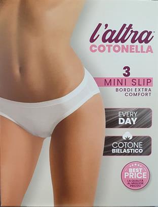 COTONELLA 3362 MINI SLIP COMFORT 3PZ