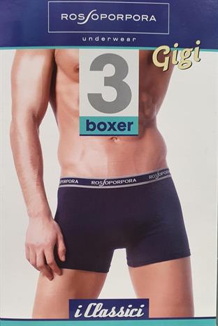 ROSSOPORPORA GIGI BOXER TRIS UOMO E/E