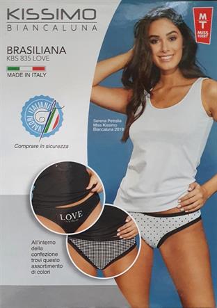 KISSIMO KBS835 LOVE BRASILIANA DONNA ASSORTITO 3PZ