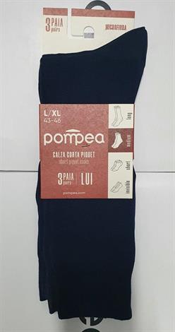 POMPEA PIQUET CALZA CORTA UOMO MICROFIBRA 3 PAIA