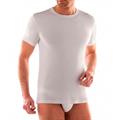 LIABEL 02828-53 T-SHIRT SCOLLO-V C/COT BIANCO