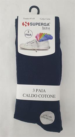 SUPERGA S500C TRIS CALZA CORTA UOMO C/COT ASS