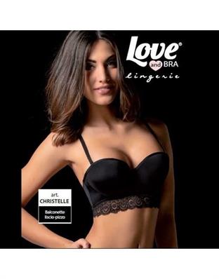 LOVE AND BRA CHRISTELLE REG BALCONETTE PIZZO C/FERRETTO