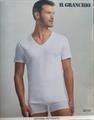 IL GRANCHIO GT101 T-SHIRT UOMO M/M SCOLLO-V COTONE