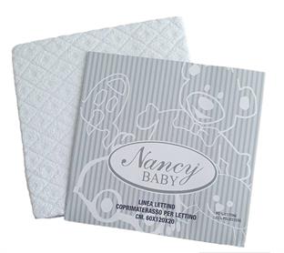 NANCY BABY 664 COPRIMATERASSO LETTINO 60x120x20 JACQUARD