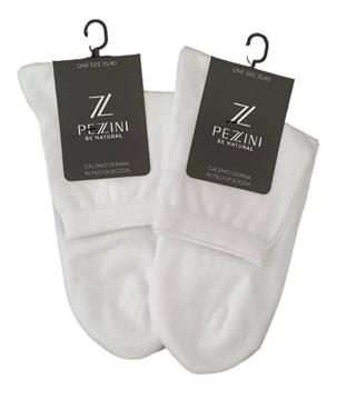 PEZZINI DCZPURA CALZINO DONNA F.SCOZIA BIANCO