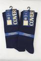 COVERI SPRING LINE NW1BL CALZA UOMO LUNGA COT.BLU