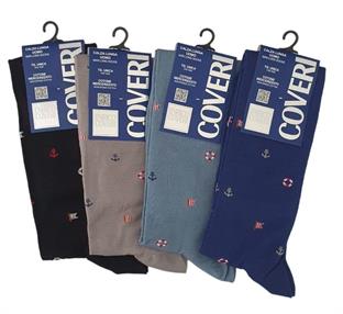 COVERI SUMMER LINE 248 CALZA UOMO LUNGA COTONE