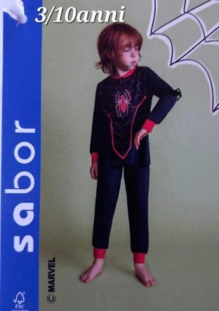 SABOR 4301 SPIDERMAN PIGIAMA BIMBO M/L COTONE