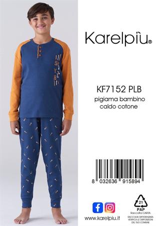 KAREL KF7152 PLB PIGIAMA BIMBO CALDO COTONE