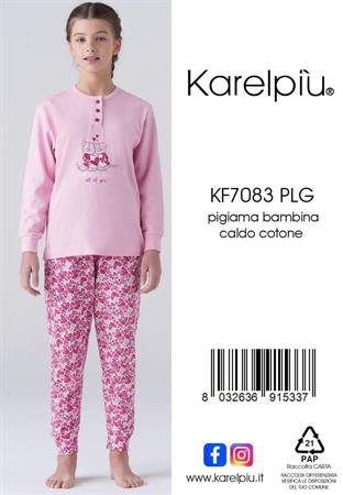 KAREL KF7083 PLG PIGIAMA BIMBA CALDO COTONE