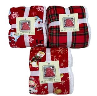 TR CHRISTMAS PLAID AGNELLATO NATALE MATRIMONIALE