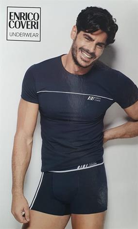 ENRICO COVERI EC1240 COORD.UOMO T-SHIRT+BOXER