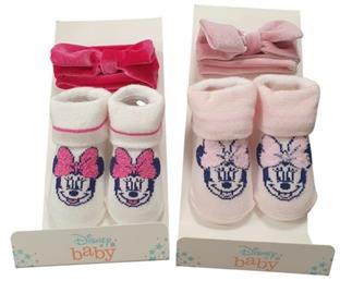 DISNEY WX6127 MINNIE SET CALZINI+FASCIA