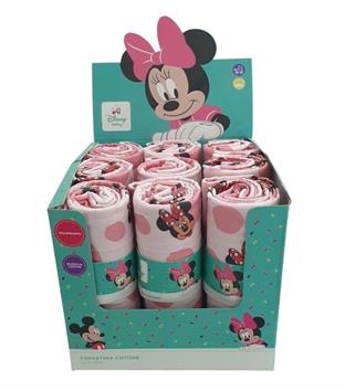 DISNEY KUM337 MINNIE COPERTINA 9PZ COTONE 75X100