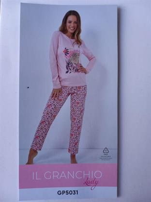 IL GRANCHIO PG5031 PIGIAMA DONNA M/L COTONE