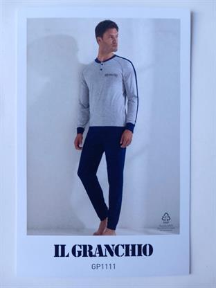 IL GRANCHIO GP1111PIGIAMA UOMO M/L COTONE